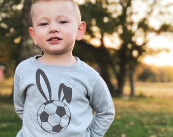 Soccer Bunny SVG PNG PDF, Easter Soccer svg, Easter Sports svg, Easter Egg Hunt svg, Easter svg, Kids Easter Shirt, Boys Easter svg