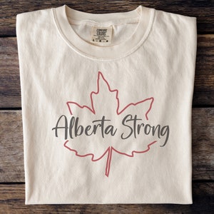 Alberta Strong SVG PNG PDF, Alberta svg, Alberta Shirt, Canada Day svg, Eh! Camisa, svg canadiense, Camisa True North, Maple Leaf svg