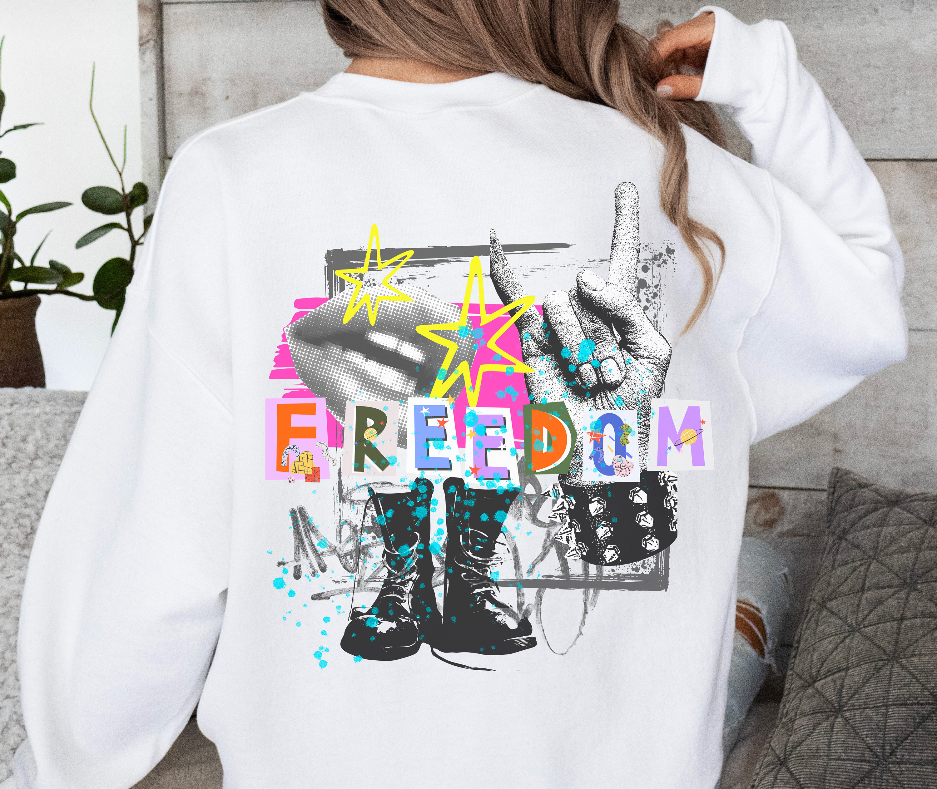 Freedom Punk Freedom PNG, Punk Rock Shirt, Graffiti SVG, Grunge, Inspirational ...
