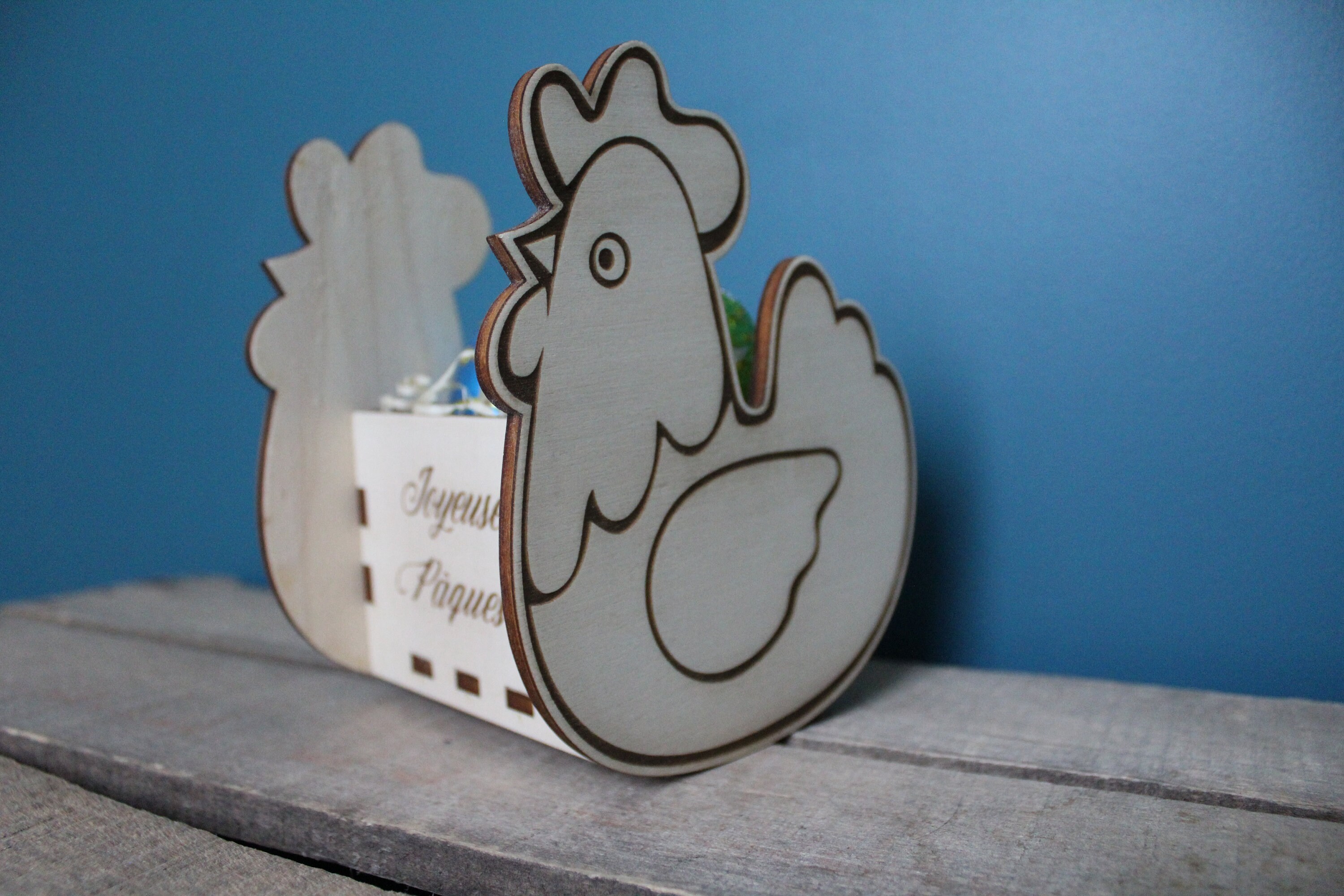 Poule de Pâques à Bascule