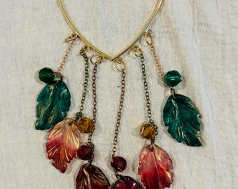 Falling Leaves Ear Cuff