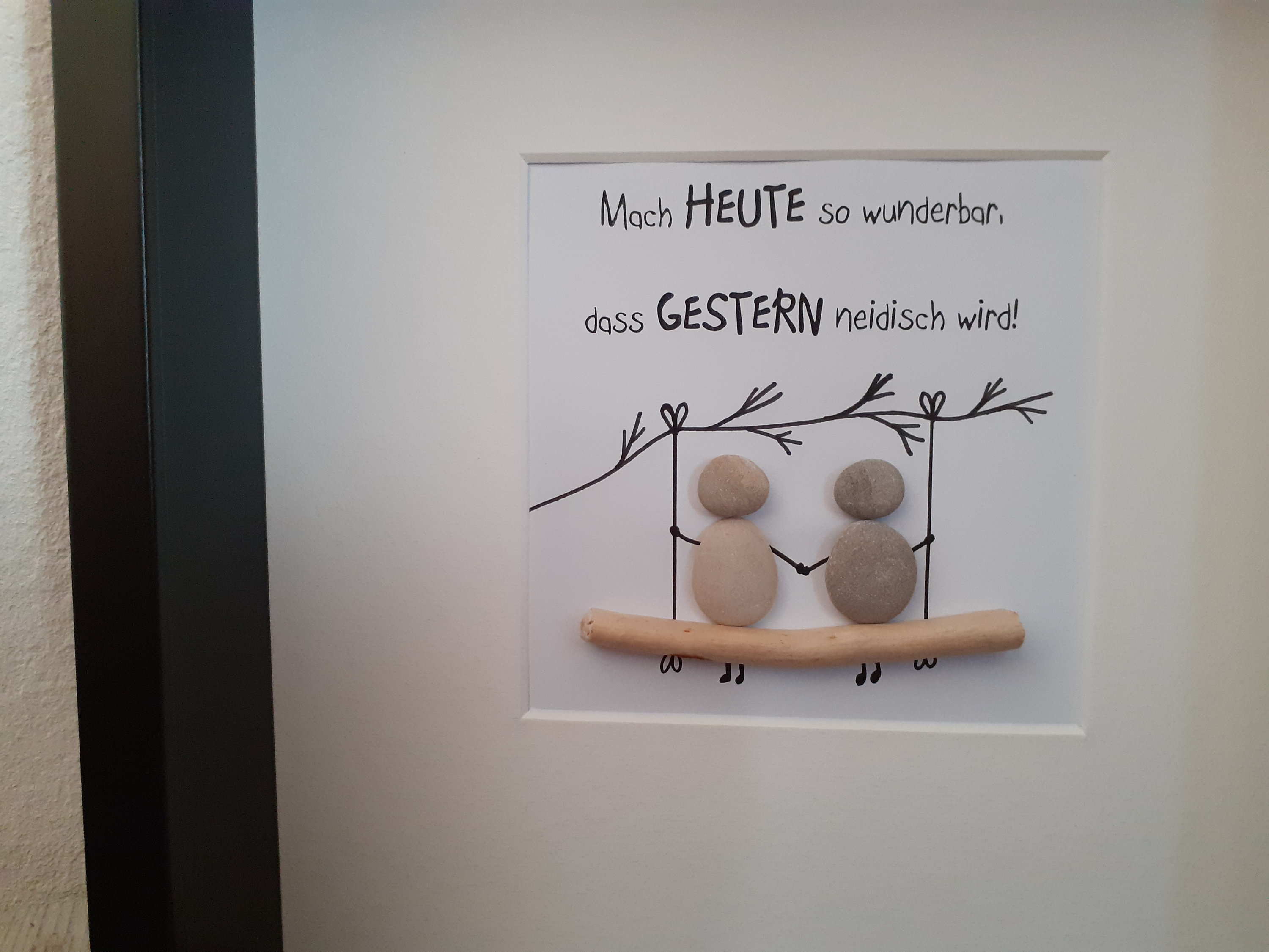Mach Heute So Wunderbar Dass Gestern Neidisch Wird Zitat www.etsy.com