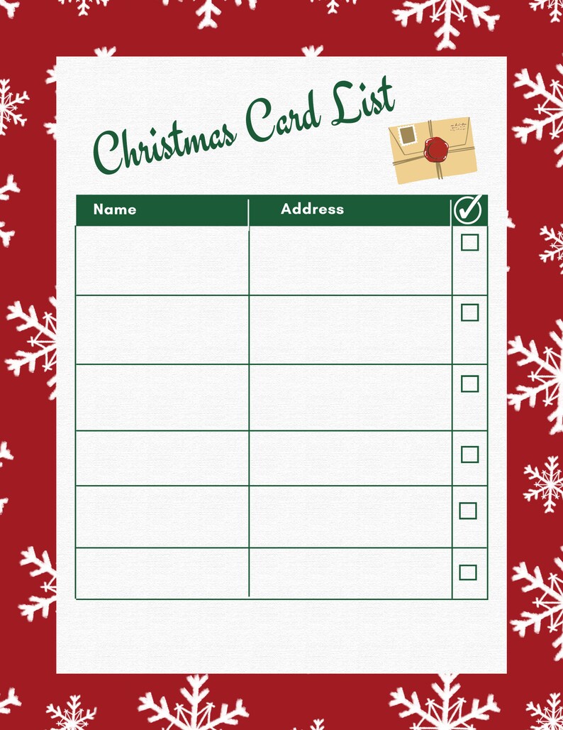 Christmas Printable Planner Bundle Christmas Planning Ideas Etsy