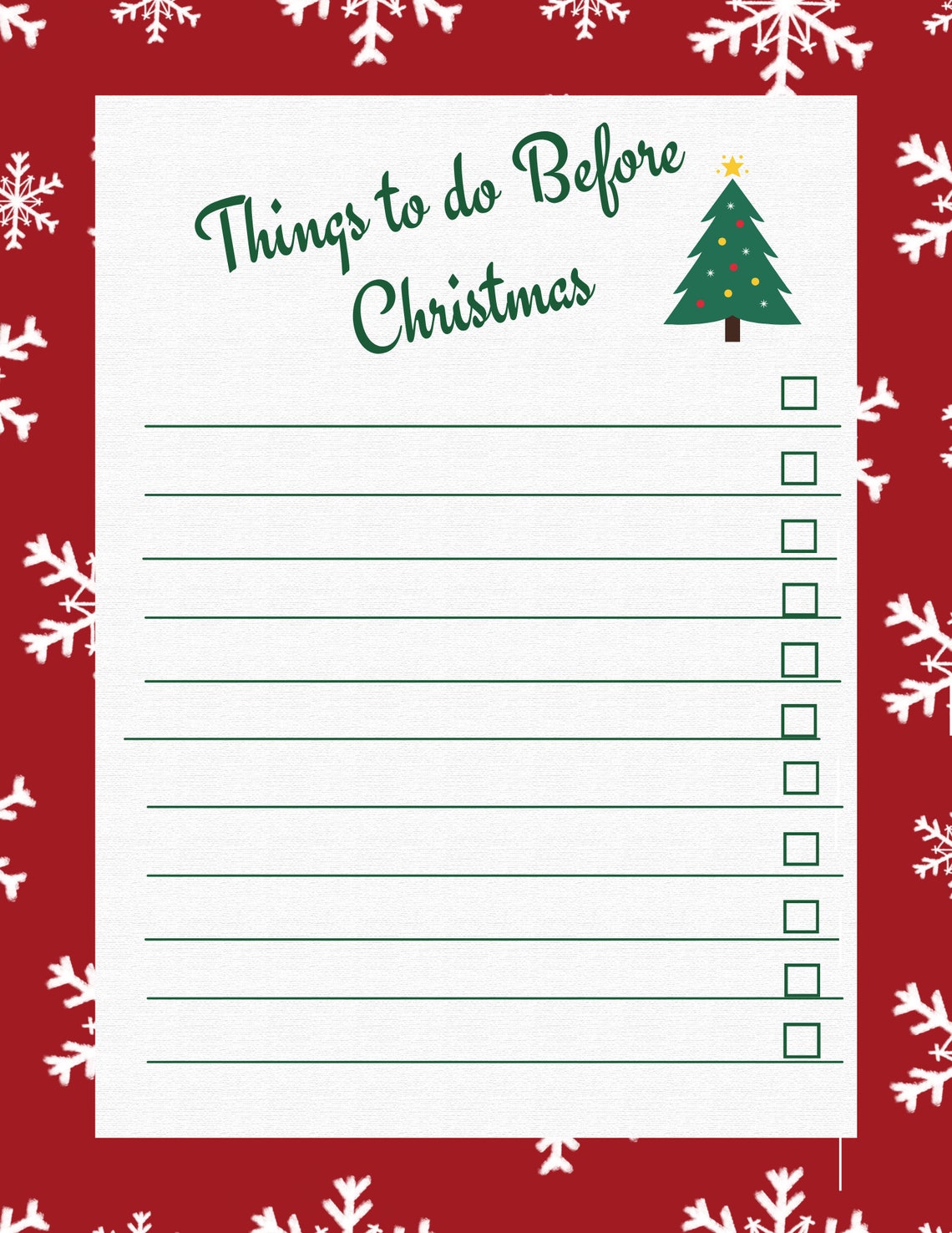 Christmas Printable Planner Bundle Christmas Planning Ideas Etsy