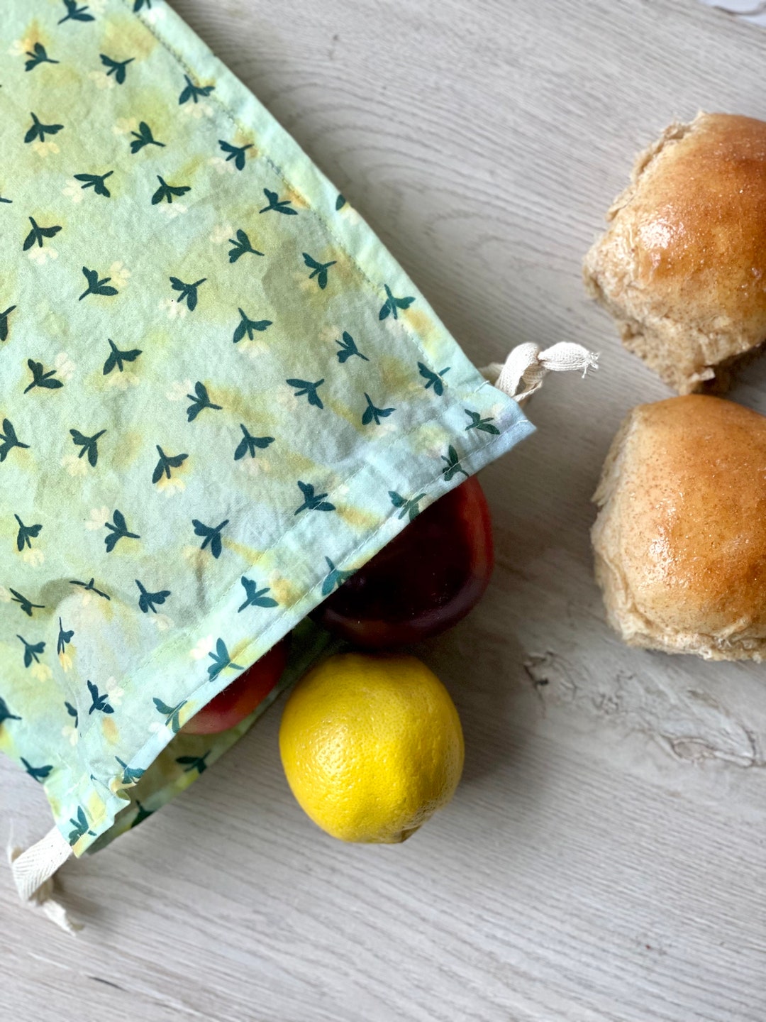 Linen Bread Bags Reusable Bread Loaf Bags Freezer Friendly Storage - Net Zero Co