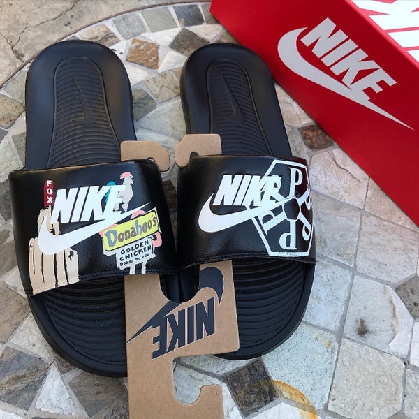 Nike Slides Custom - Etsy