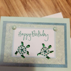 Happy Birthday glänzende Meeresschildkröten