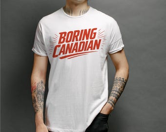 Boring Canadian SVG – Vector Graphic (Digital Download)
