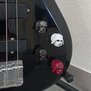 Darth Vader Star Wars Guitar Knob – 3D-Printed Resin, Hand-Painted