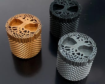 Yggdrasil 3D-Printed Resin Guitar Knob – Multi-Color, Split-Coarse