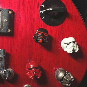 Star Wars Stormtrooper Knob – 3D-Printed Handpainted Resin Guitar/Mixer Knob