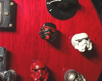 Star Wars Stormtrooper Knob – 3D-Printed Handpainted Resin Guitar/Mixer Knob