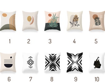 Double Sided Pillow Cover, Mixed Pillow Cover, Square pillow cover, Decorative cushion cover,
