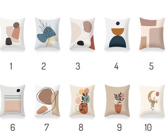 Double Sided Pillow Cover, Mixed Pillow Cover, Square pillow cover, Decorative cushion cover,