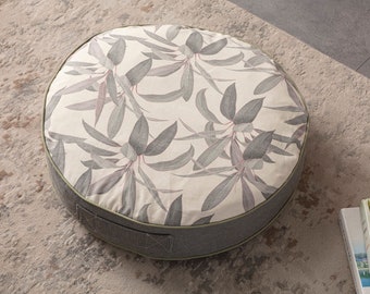 Folio Multi-Purpose Filled Pouf, Floor Cushion, Garden Cushion, Balcony Cushion, Round Cushion, Carrying Handle