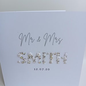 Carte de mariage personnalisée, cadeau de mariage personnalisé, idées de cartes de mariage, carte de félicitations, carte de visite pour couples, carte de nouveaux mariés
