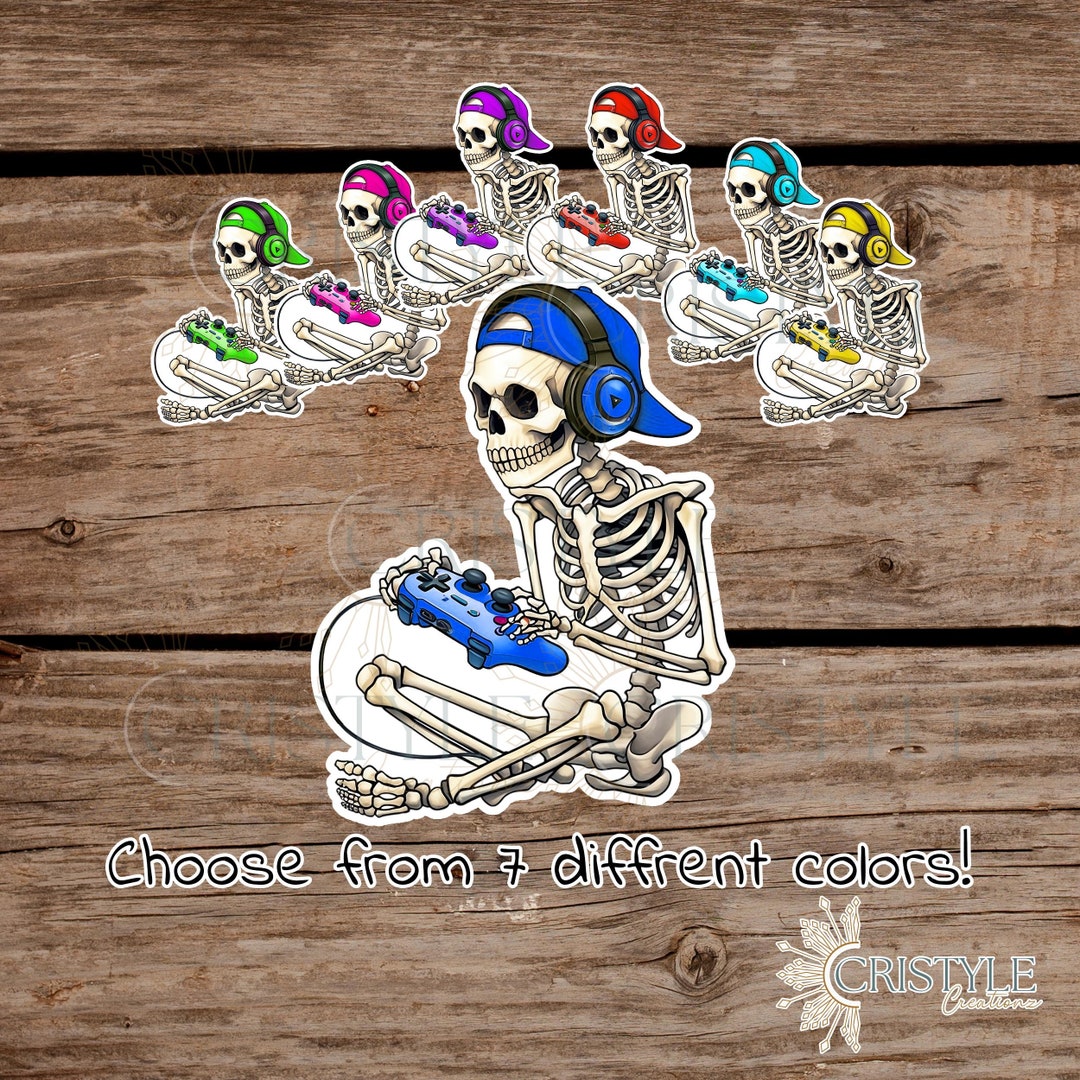 Skeleton Spawner Sticker Skeleton Gamer Sticker – Water-resistant Vinyl Decal - Etsy