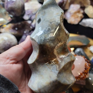 Gorgeously Unique Ocean Jasper Flame