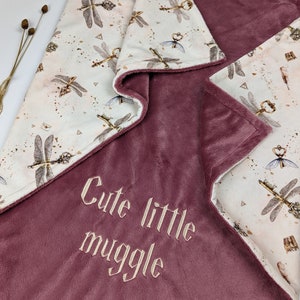 flying keys baby minky blanket, keys with wings personalized soft baby swaddle, you are so loved, baby wizard gift, wizarding school