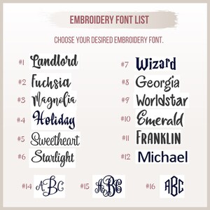 personalization font option