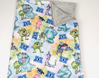Personalized Minky Baby Blanket, Soft  Whimsical Storybook Nursery Gift