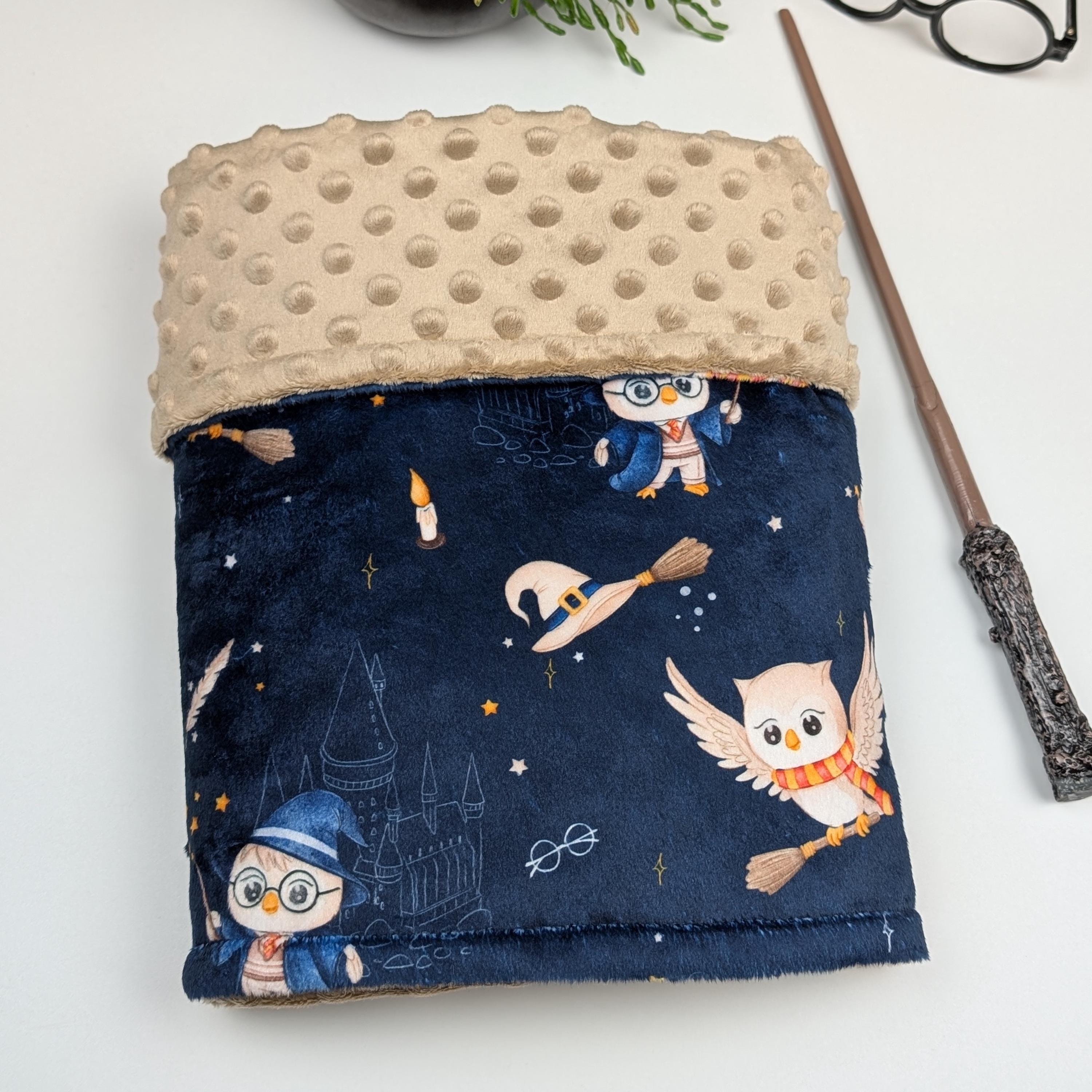 personalized baby blanket, little wizard gift, magic owl swaddle, baby wizard blanket, newborn baby 