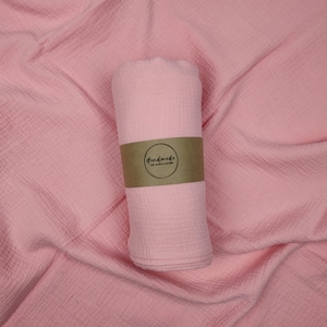 Sommerbabydecke, Musselin Babydecke, doppelte Gaze Baby wickeln, Bio-Baumwolldecke, Neugeborene Babydecke, Baby-Geschenk