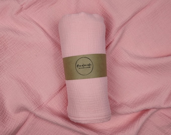 double gauze baby swaddle, summer baby blanket, muslin baby blanket, organic cotton blanket, newborn baby blanket, baby shower gift