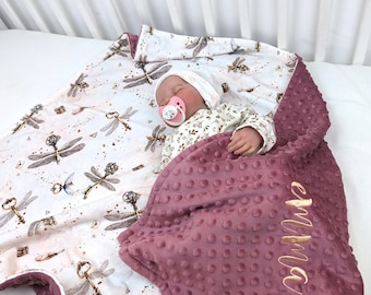 Coperta bambino personalizzata, chiavi magiche Coperta del bambino, coperta del mago del bambino, chiavi con le ali, scuola di magia