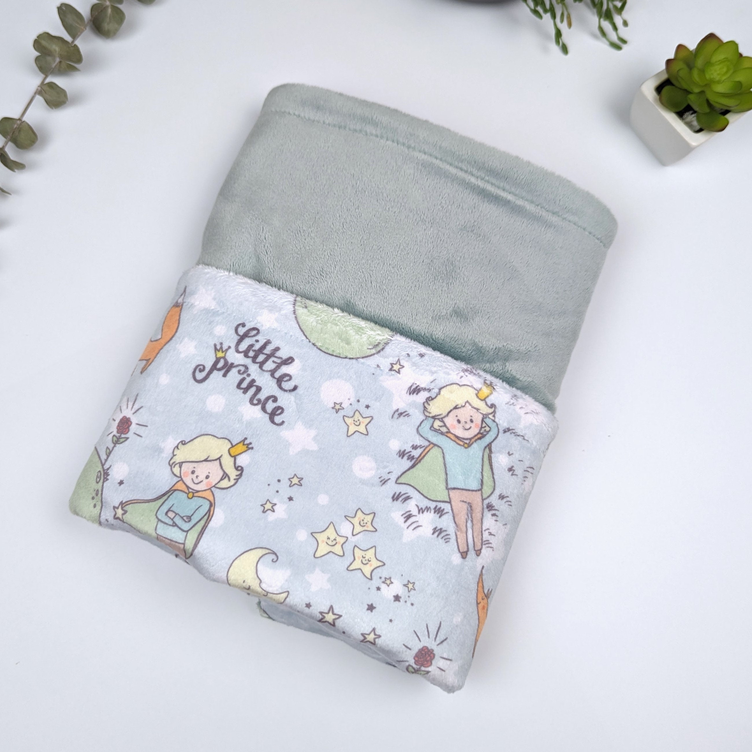 Little Prince Personalized Blanket, Custom Little Wizard Swaddle ...
