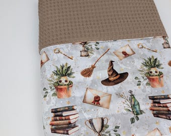 Personalized Mandragora Baby Blanket, Mandrake Summer Waffle Swaddle, Wizarding World Gift