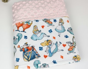 Personalized Wonderland Baby Blanket, Premium Minky Storybook Nursery Gift