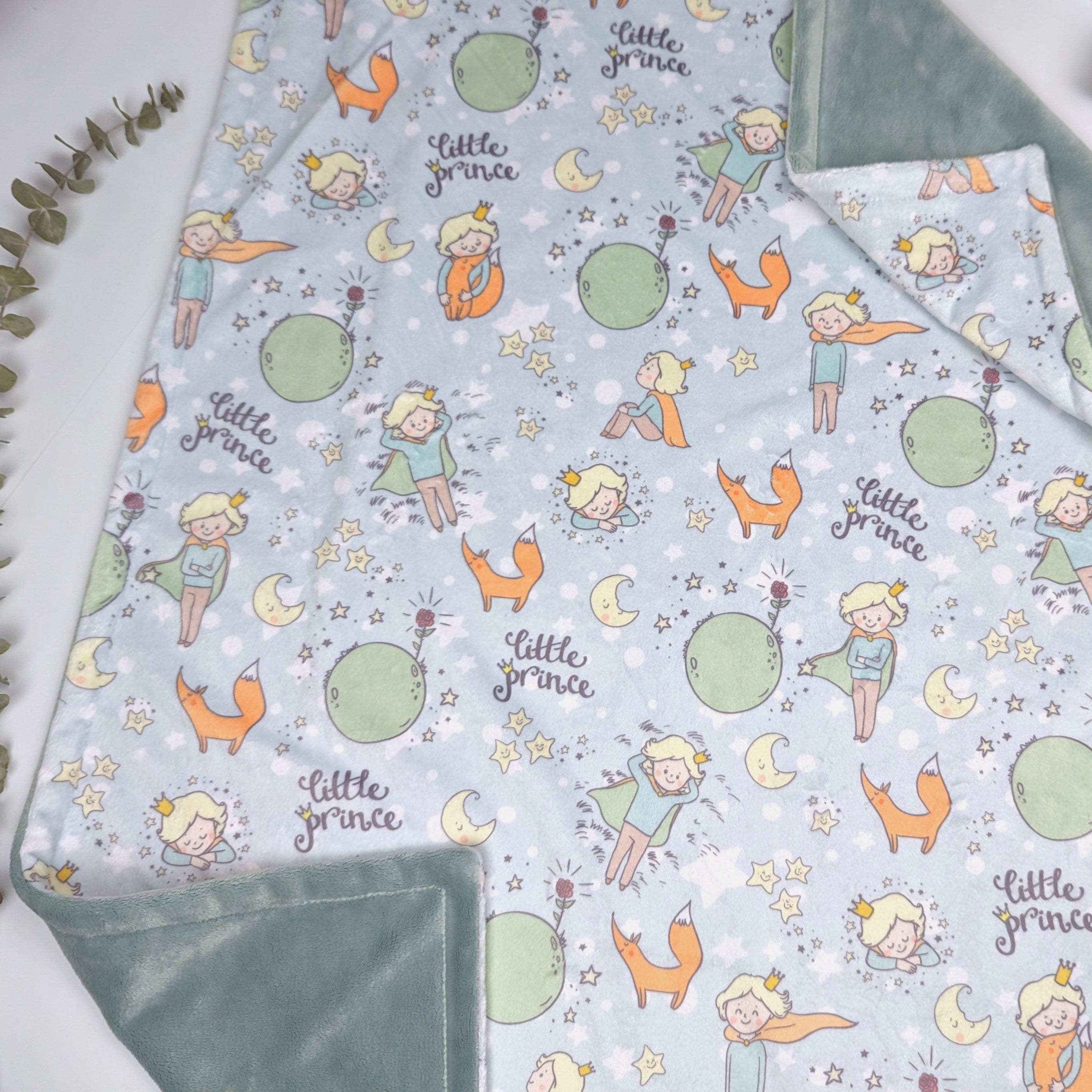 Little Prince Personalized Blanket, Custom Little Wizard Swaddle ...