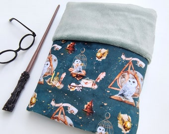 personalized wizard baby blanket, handmade luxury wizarding world nursery