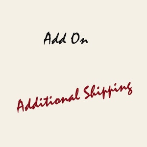 Additional Shipping Fee