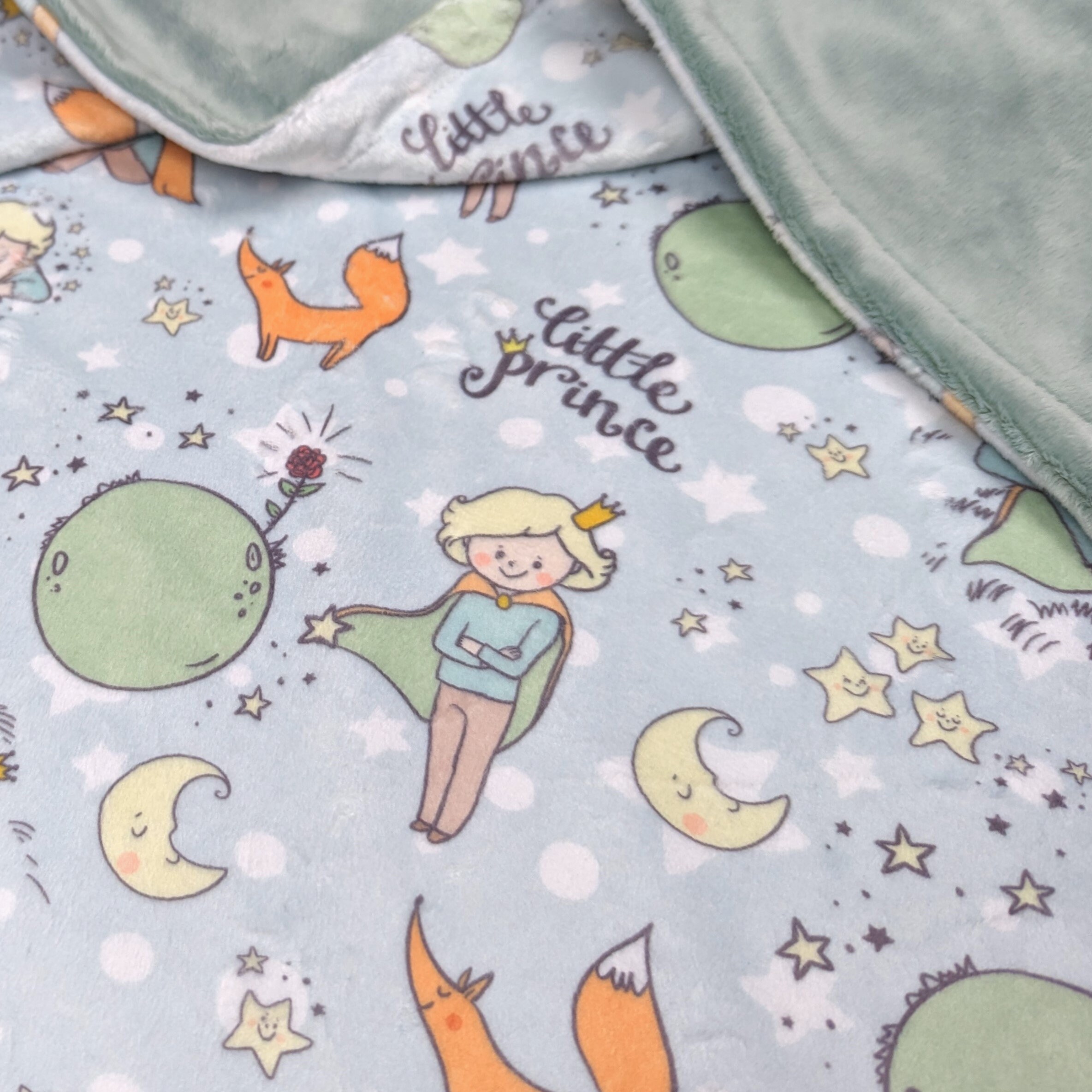 Little Prince Personalized Blanket, Custom Little Wizard Swaddle ...