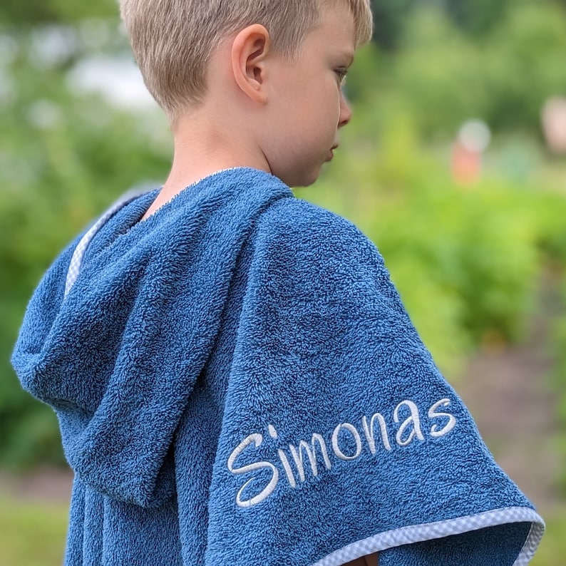 personalized children poncho
