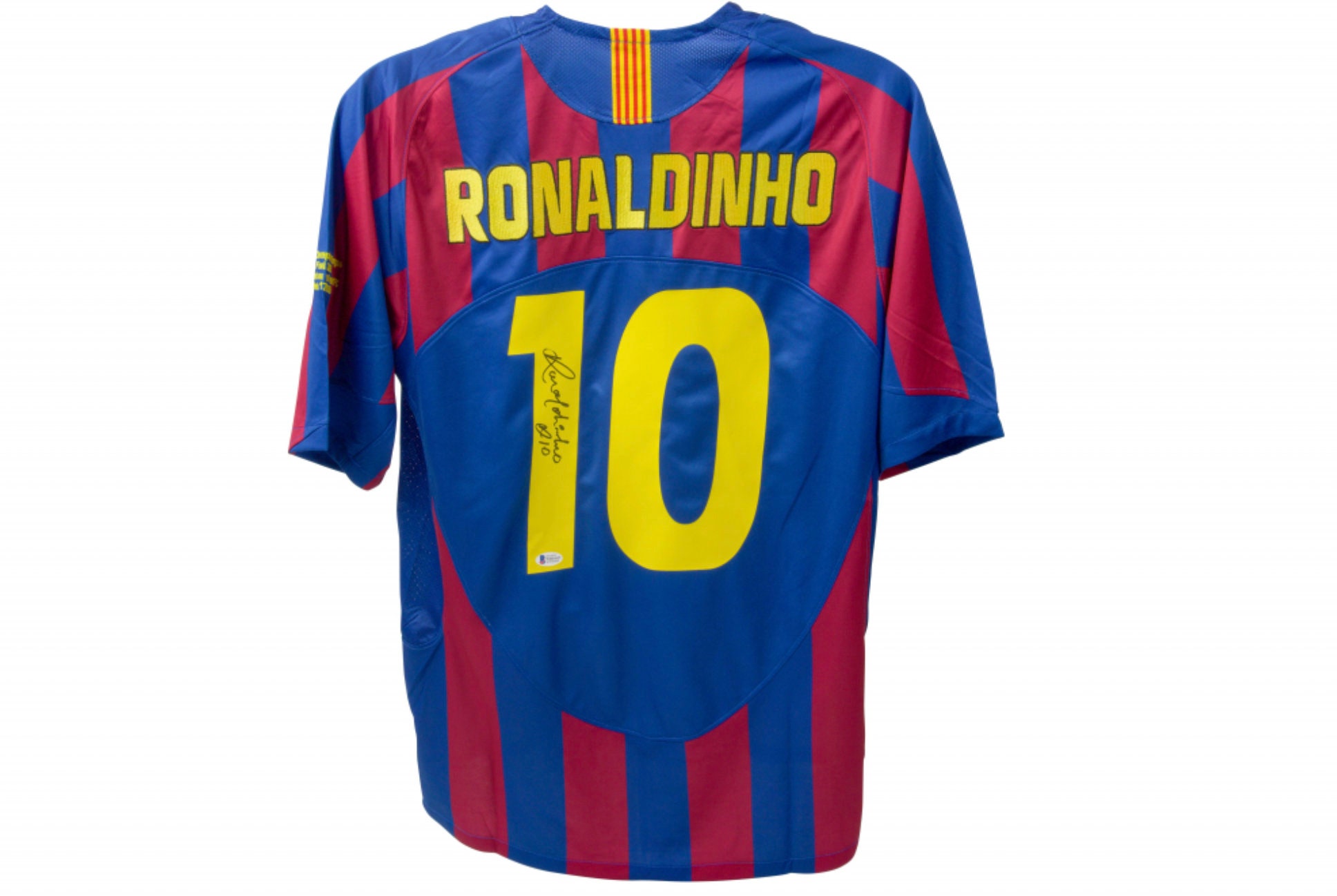 Ronaldinho firmó la camiseta local Barcelona fue - México