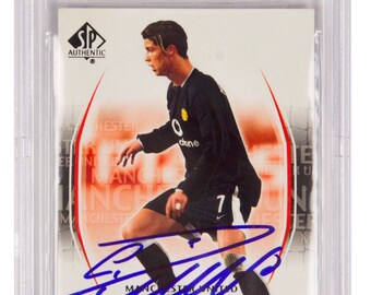 Cristiano Ronaldo Signed 2004 SP Authentic Upper Deck 37 - BGS 10