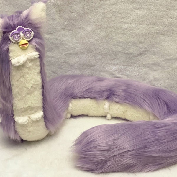 4.5ft Long Furby Pastel Purple Centipede