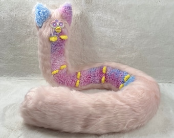4.5ft Long Furby Pink Pastel Centipede