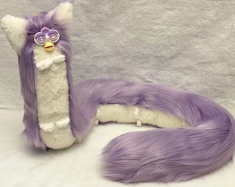 4.5ft Long Furby Pastel Purple Centipede