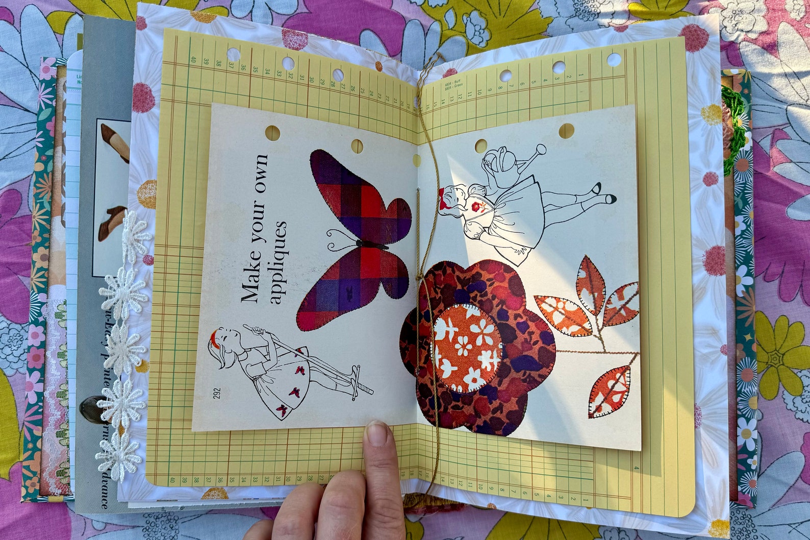 Retro Junk Journal Scrapbook Blank Book Memory Album Etsy