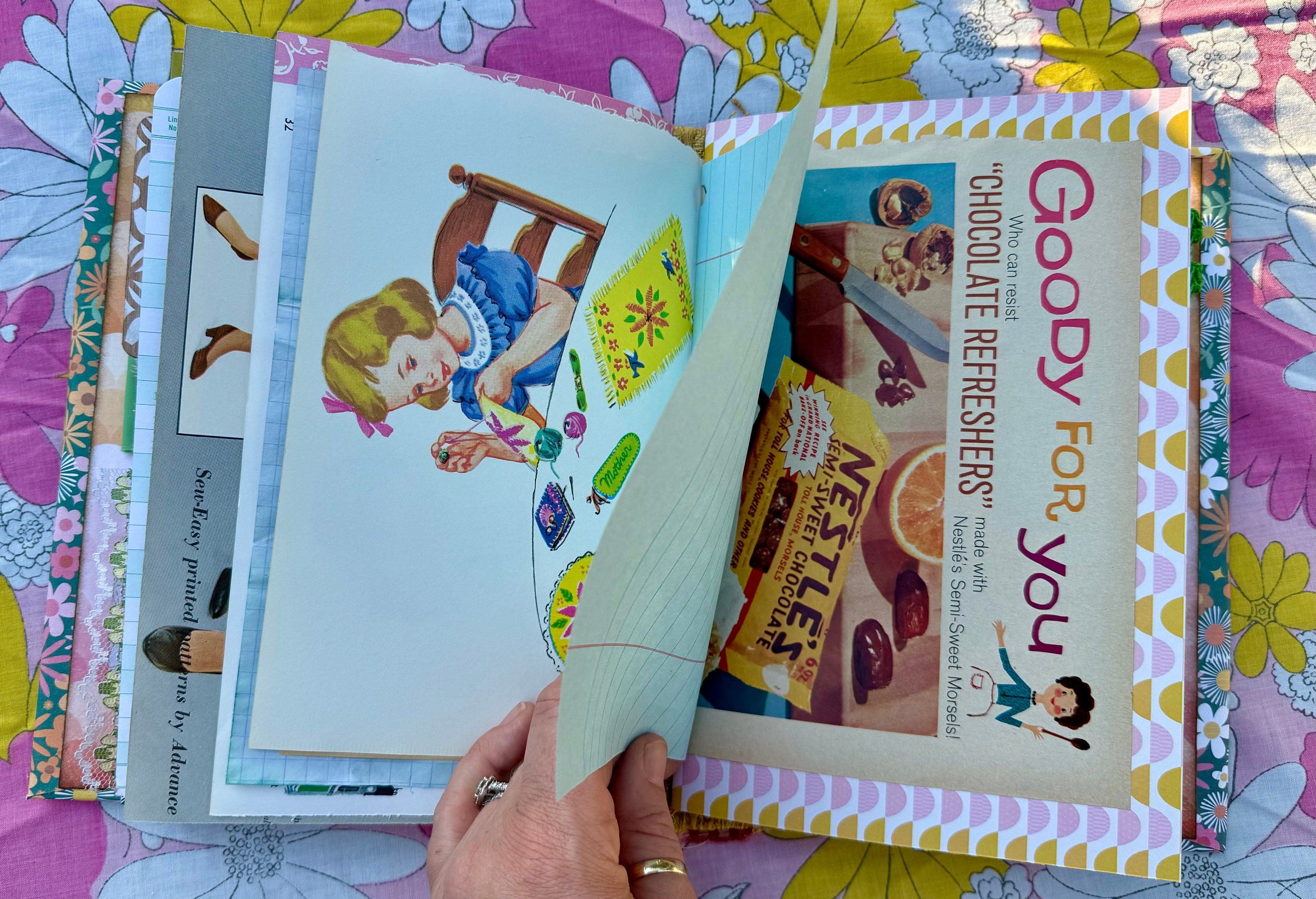 Retro Junk Journal Scrapbook Blank Book Memory Album Etsy