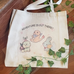 Cute High Quality 100% Premium Cotton Mystery Dungeon Tote Bag
