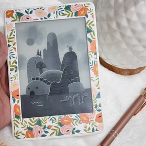 Template | PNG Skin for E-Reader | Kindle Paperwhite 7th Generation | 6 inch screen | Digital File | Front Only