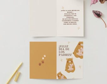 06/15 Dia De Los Padres / Father&#39;s Day Spanish Card