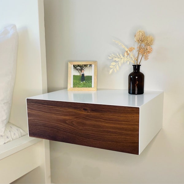Floating Nightstand with Drawer