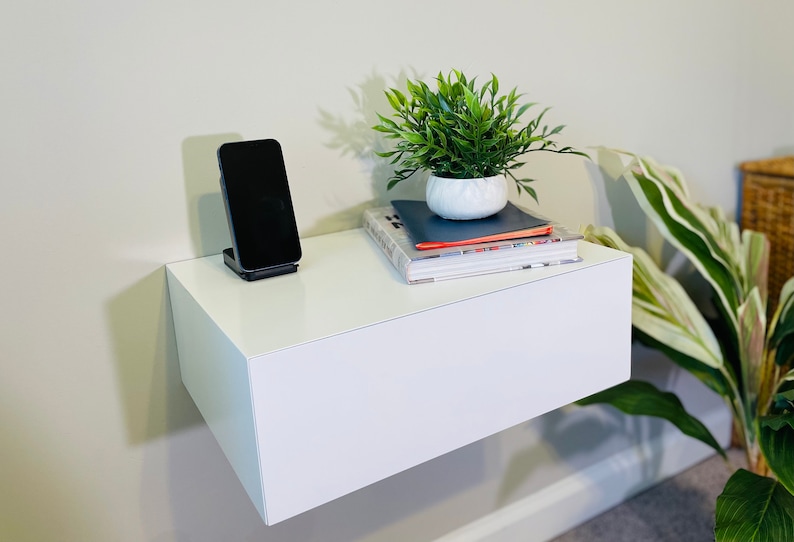 Floating Nightstand With Drawer Etsy