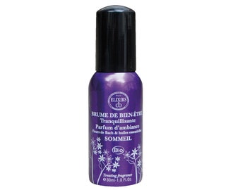 Wellness Mist Sleep - Les Fleurs de Bach Imported French Natural Plant Based Ingredients Fragrance Collection